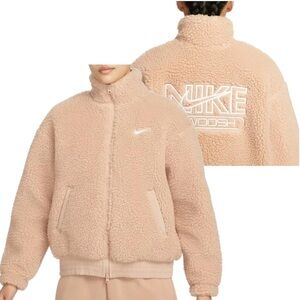 Nike puffer sherpa jacket